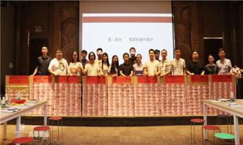 尚泰裝飾集團(tuán)7月份總結(jié)大會，主題簡單，現(xiàn)場牛氣！??！