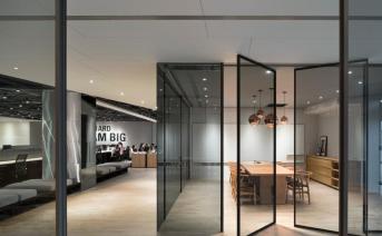 辦公室裝修設(shè)計，裝修效果圖：連結(jié)上生活溫度的Office Living